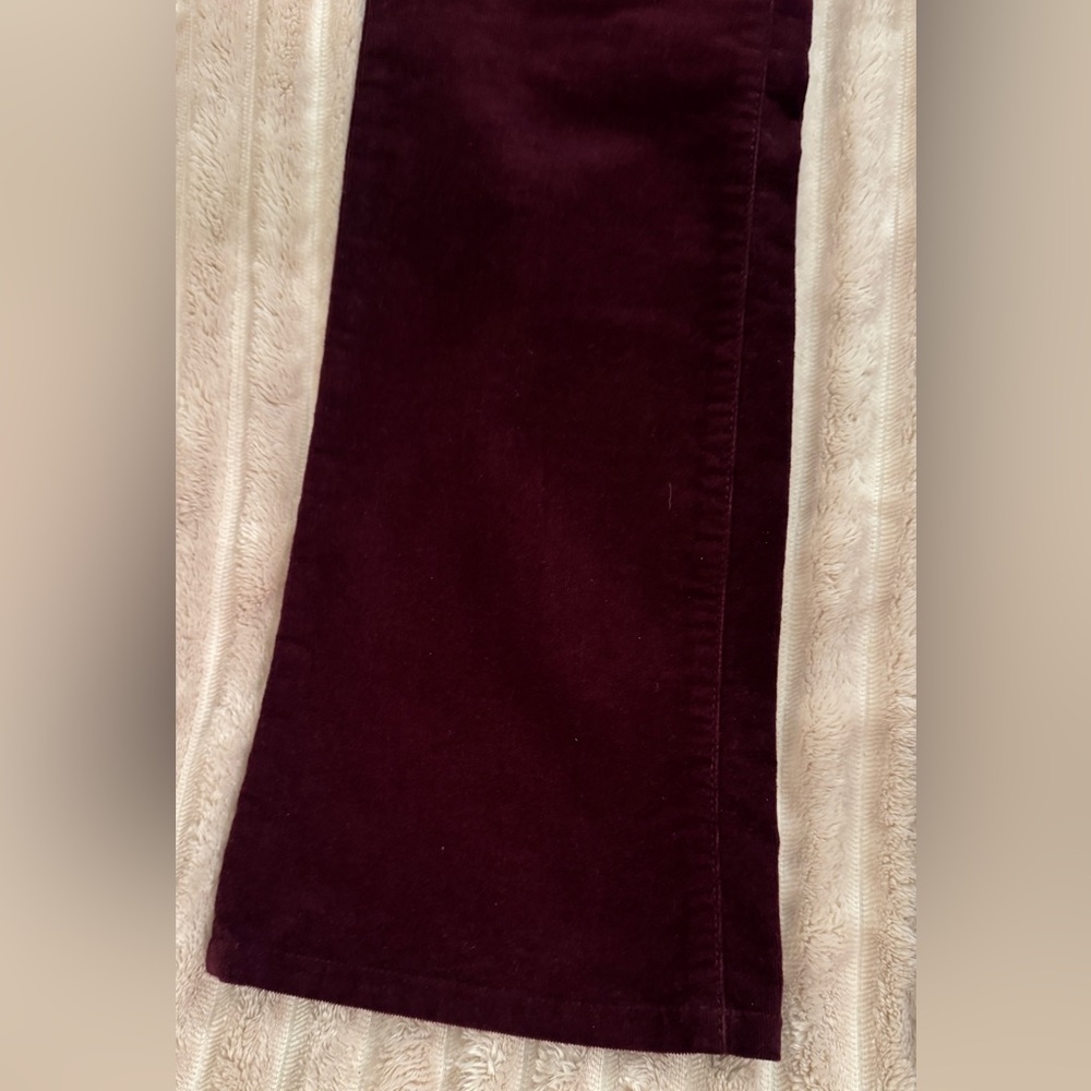 Kut from the Kloth Baby Bootcut Burgundy Corduroy Jeans - Picture 7 of 8